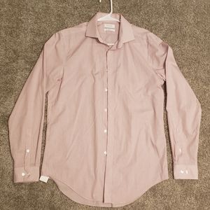 Calvin Klein Mens Slim Fit Dress Shirt